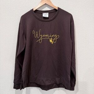 Champion Wyoming Embroidered Sweatshirt M | Western Revival Cowgirl Ranchcore